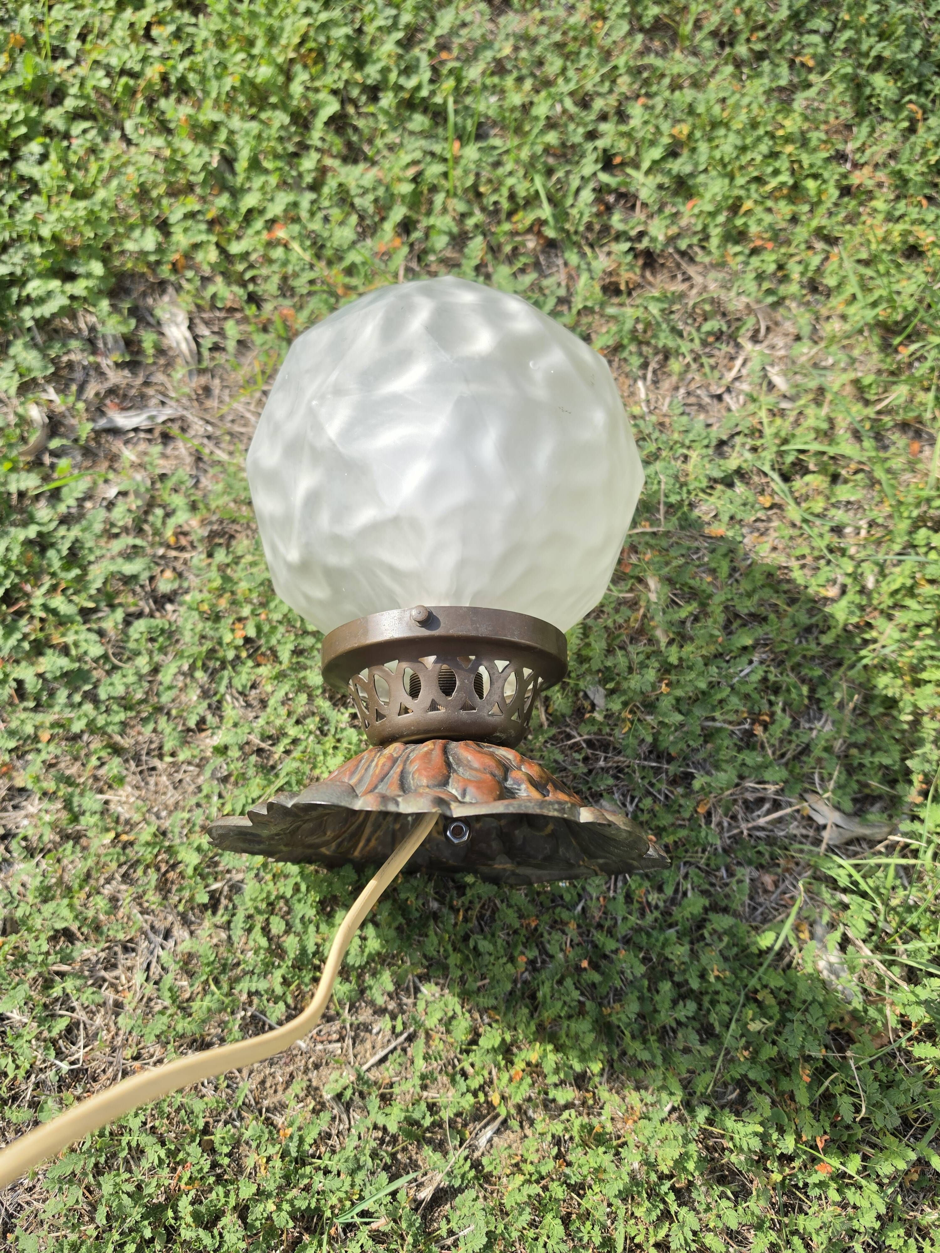 Table lamp old Art Deco ceiling light