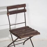 Antique folding garden chairs (c.1920). Set of 4 pieces #34