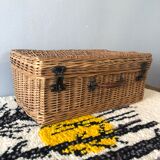 Trunk in ancient rattan