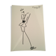 Christian dior, press fashion illustration "spring collection - summer 1986"