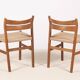 2x Børge Mogensen BM1 oak dining chairs, 1950s, Denmark