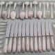 François Frionnet Art Deco silver-plated cutlery set