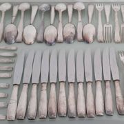 François Frionnet Art Deco silver-plated cutlery set