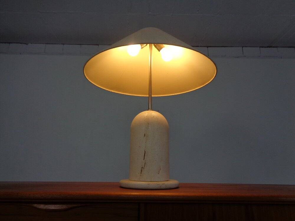 Italian Travertine Lamp, 1970s