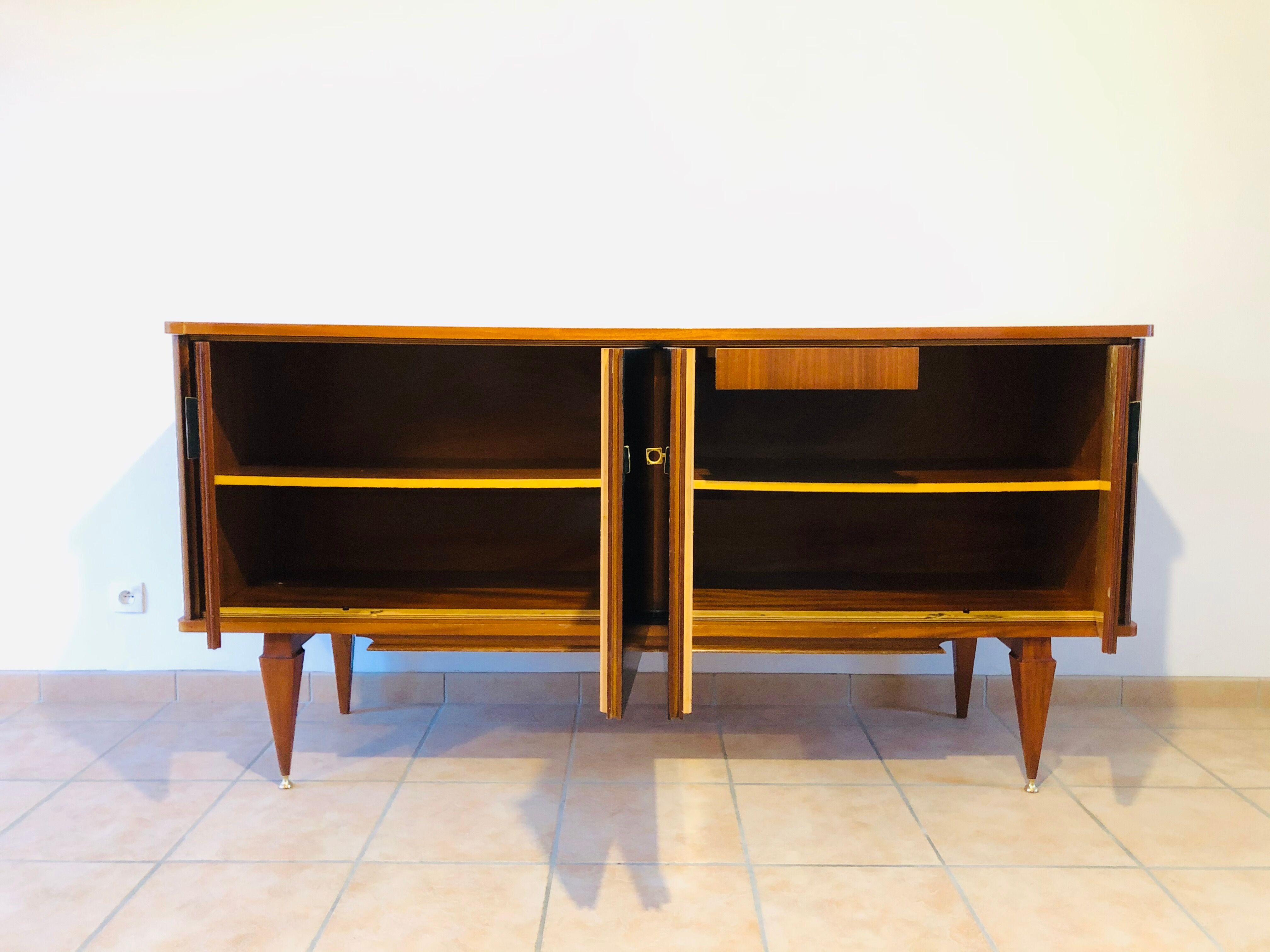 1960 vintage teak buffet
