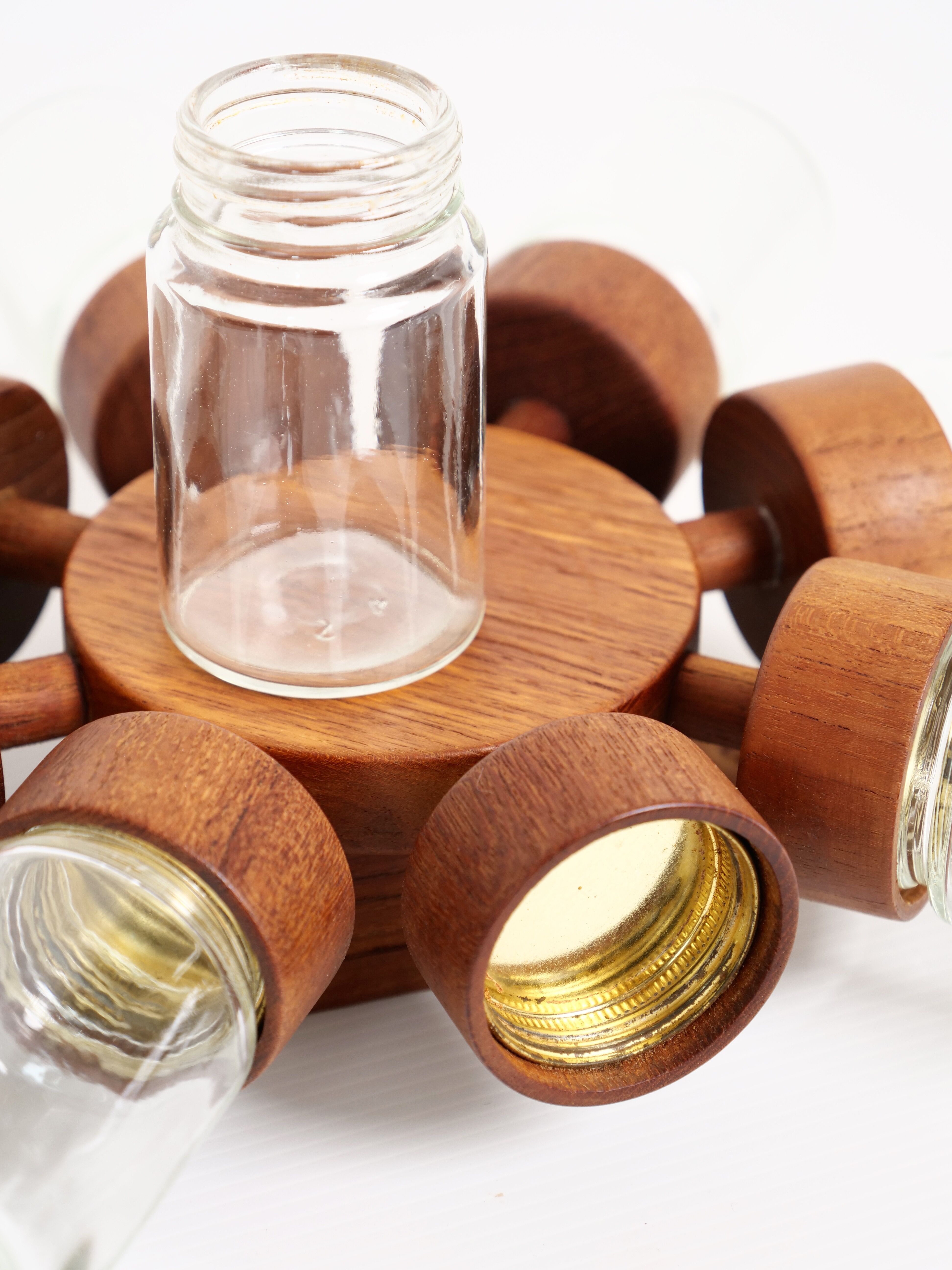 Scandinavian teak spice wheel Digsmed