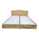 Exclusive Dual electric bed 200 cm x 200 cm - Vintage Gold 1970s.