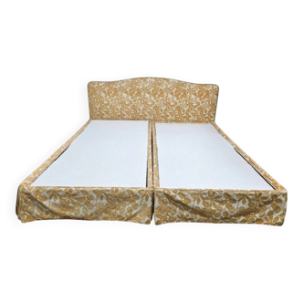 Exclusive Dual electric bed 200 cm x 200 cm - Vintage Gold 1970s.