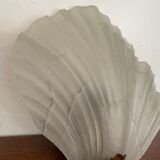 Art deco style shell wall lamp