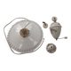 Light fixture, counterweight suspension 1930s/1950s