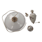 Light fixture, counterweight suspension 1930s/1950s