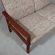 Two-seater sofa in massive teak 60s edition Dyrlund