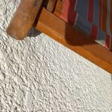 Deck chair, Chilean vintage orange tone