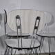 Table et chaises Formica 1950