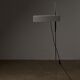 Adjustable perforated shade floor lamp