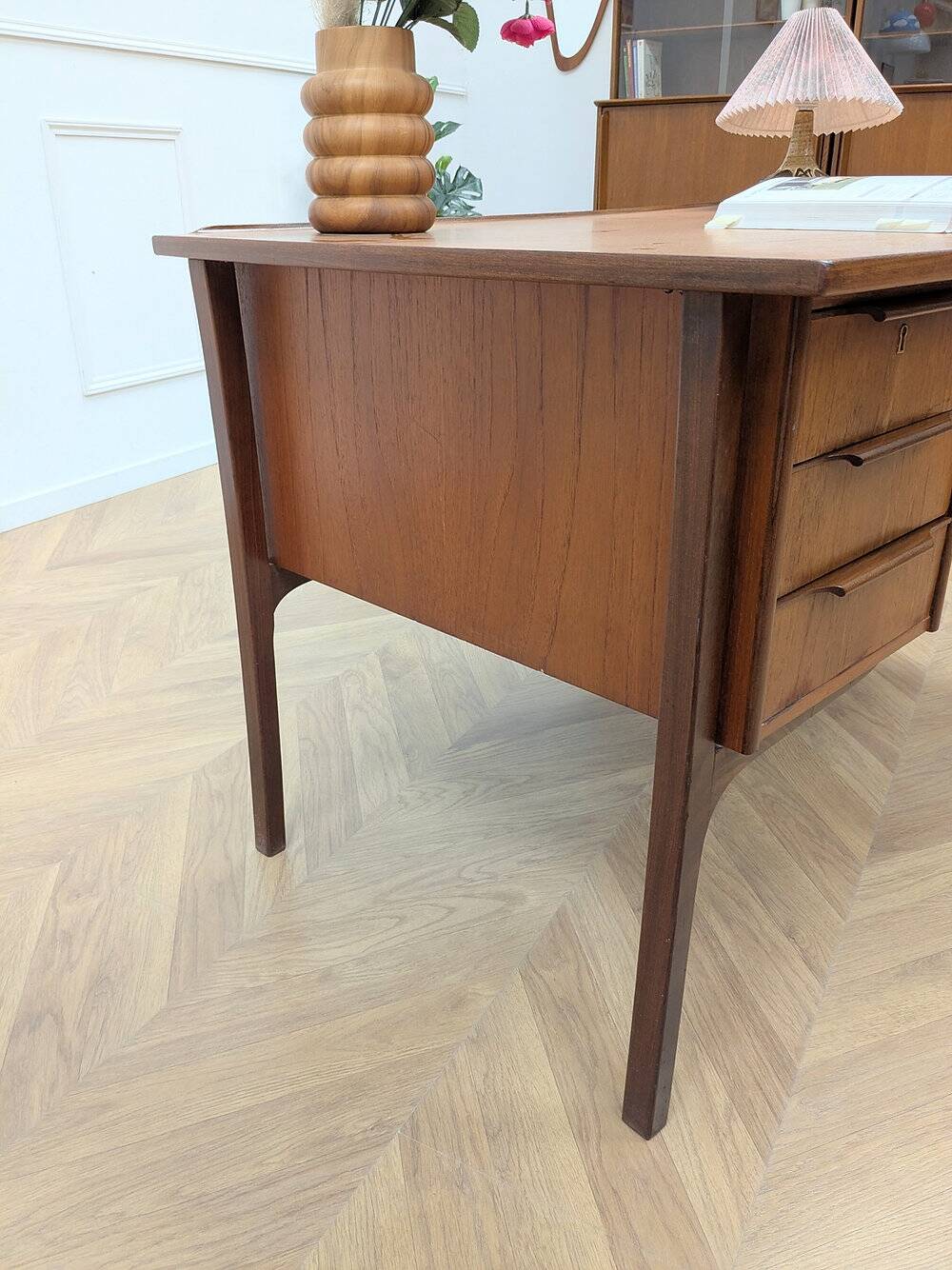 Bureau en teck scandinave