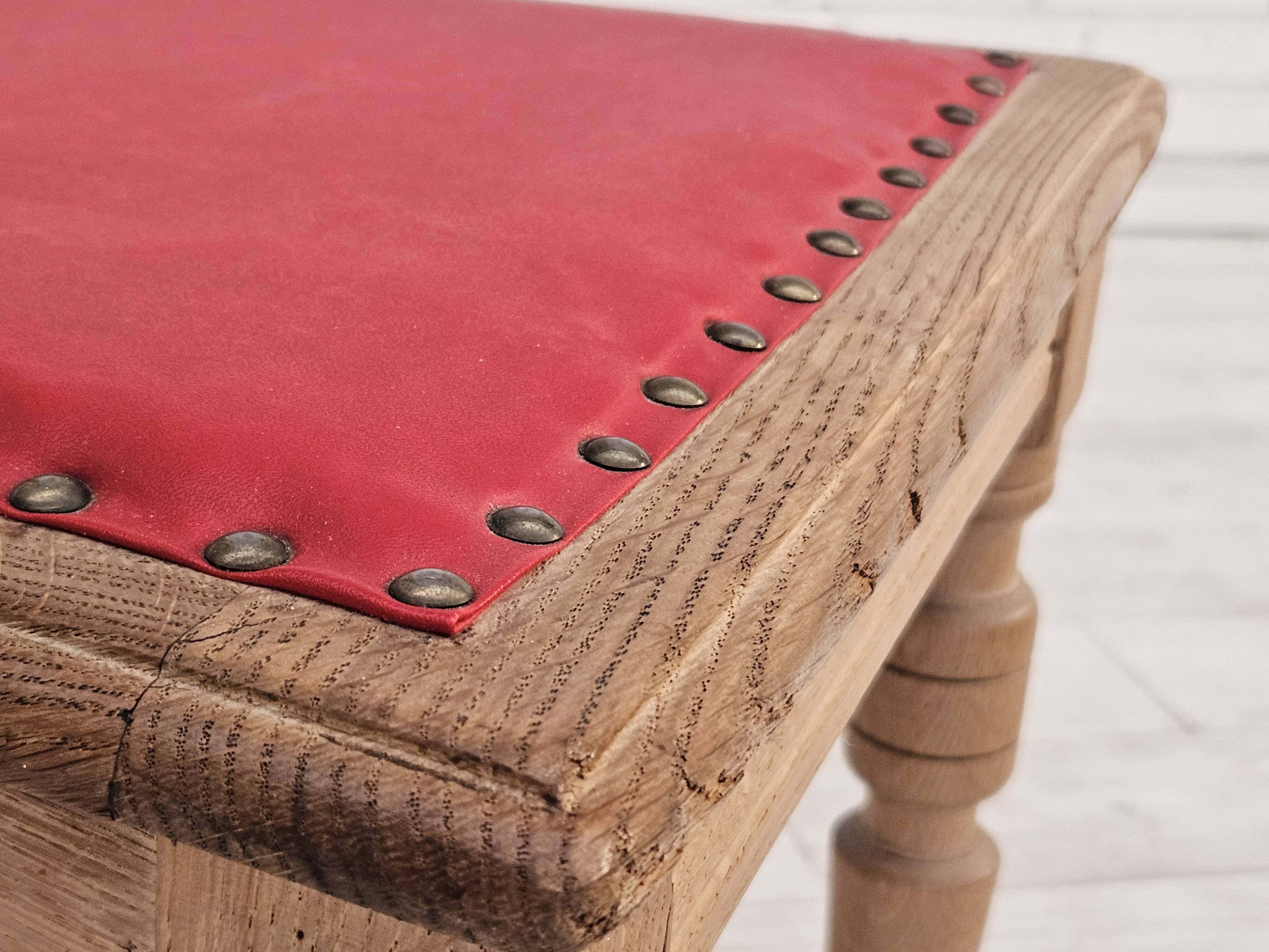 1950s, set 2 pcs of Danish dinning chairs, original good condition, oak wood.