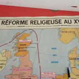 Carte scolaire ancienne