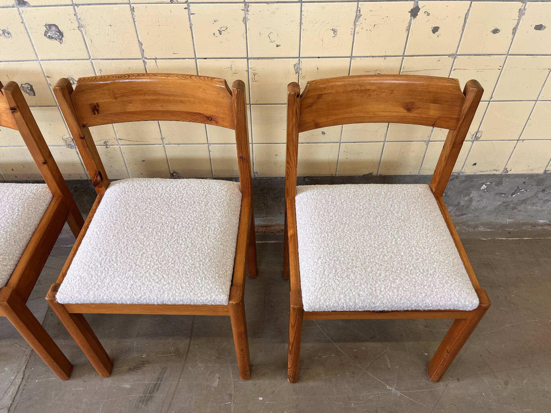 Set of six dining chairs by Furusnickarn AB