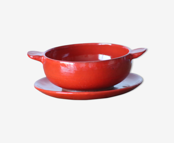 Bol et assiette céramique années 60