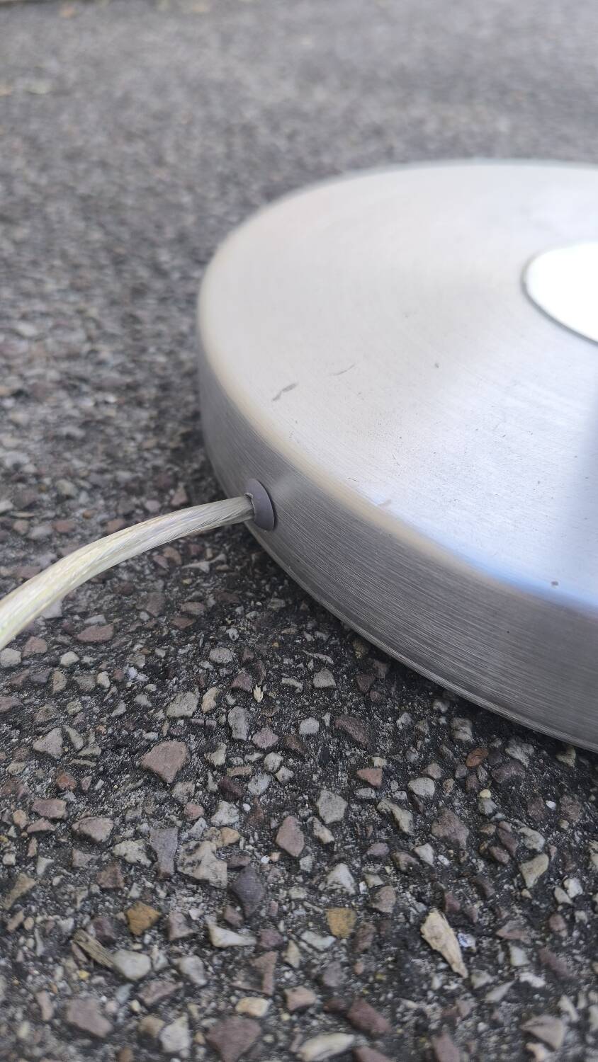 Vintage Floor Lamp with Fabric Shade by Erco, Germany, 1960s