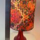 Lampe d'accent recyclée – céramique ouest-allemande | sans fil | pièce unique
