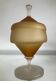 Vintage blown glass candy box on a stand