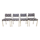 Set of 4 vintage Martin Stoll chairs 1970s