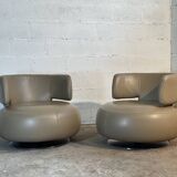 Paire de fauteuil Curl Roche Bobois