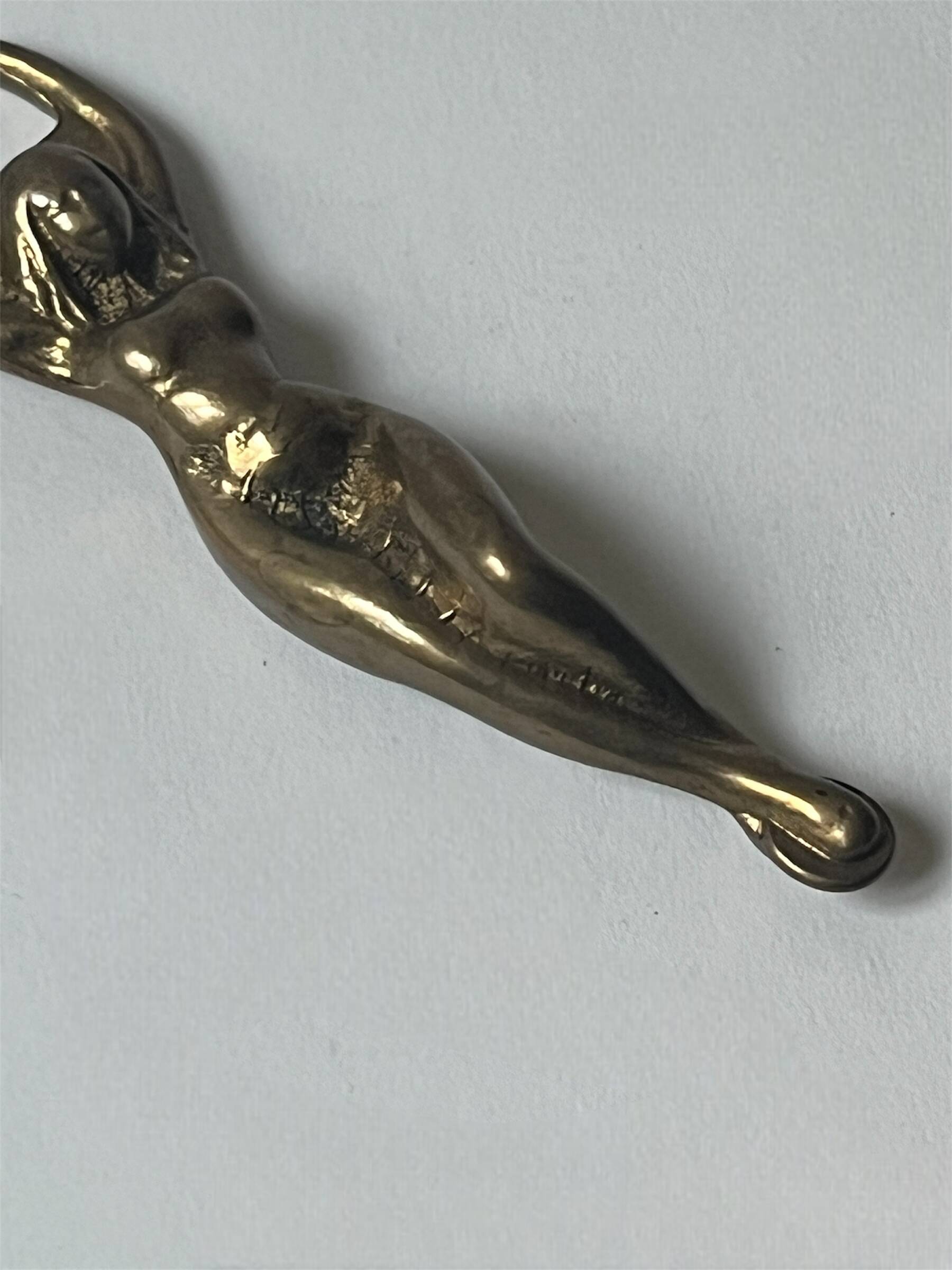 Serving utensil - Vintage & stylized brass bottle opener