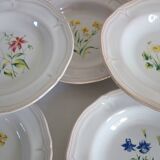 10 deep plates pierre motton for gien circa 1930