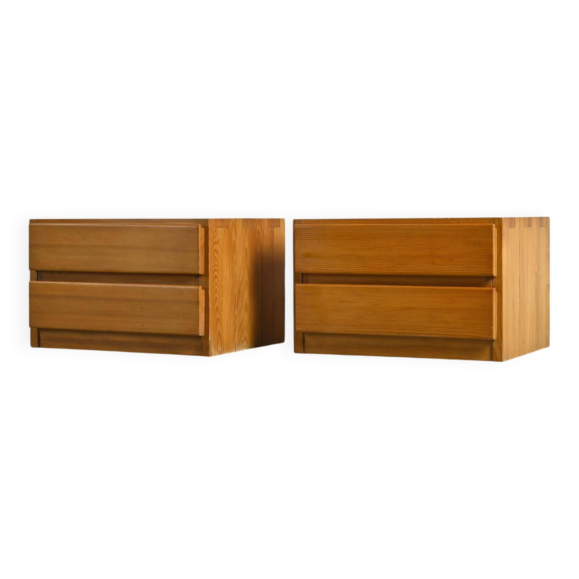 Pair of bedside tables by Maison Regain, 1970s