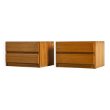 Pair of bedside tables by Maison Regain, 1970s
