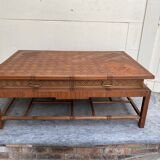 Table basse en bambou roche-bobois
