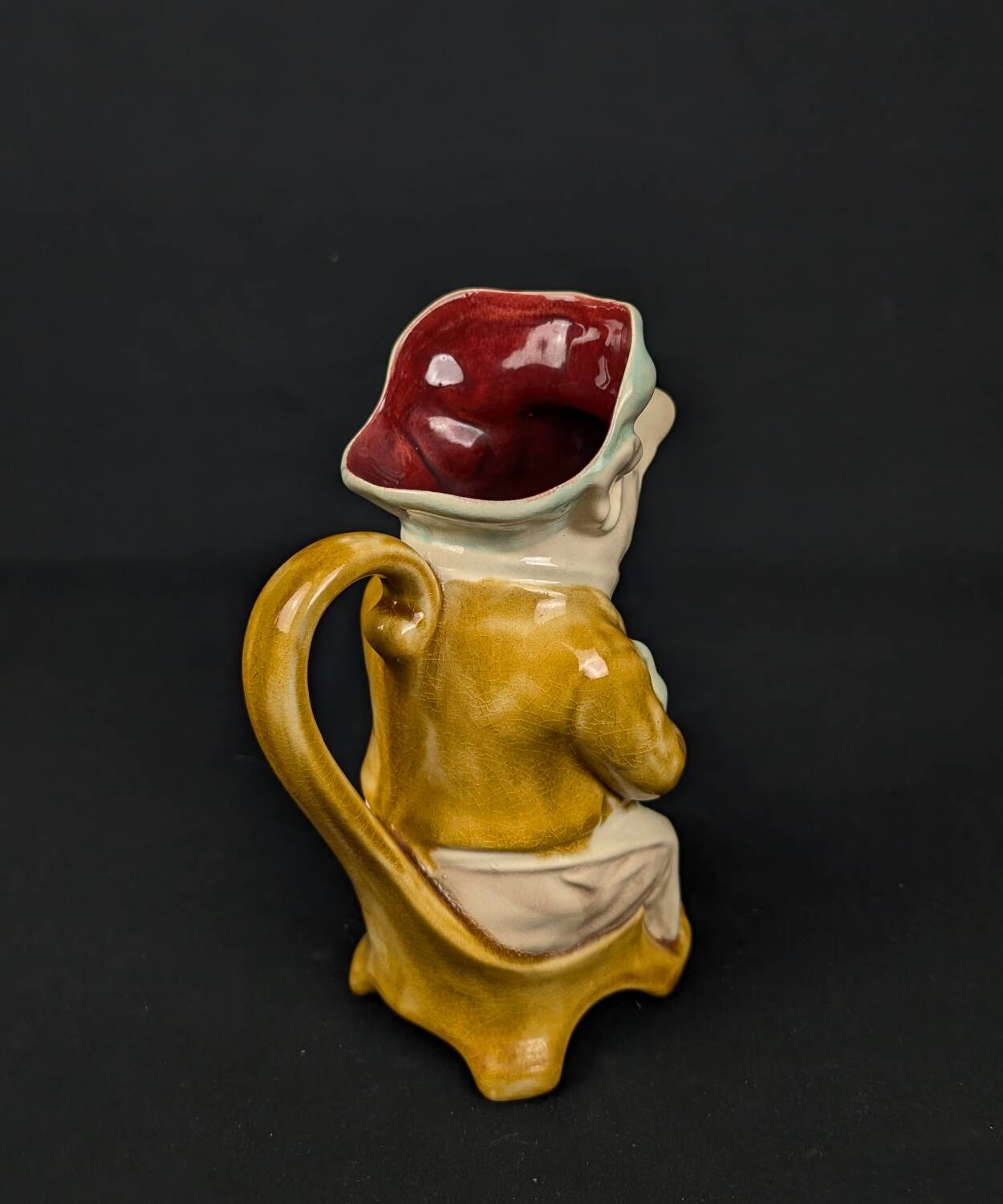 Zoomorphic pitcher pig hotelier waiter