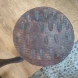 Pair of wooden shepherd's stools