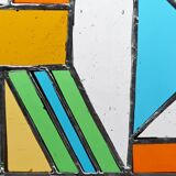 Contemporary stained glass window