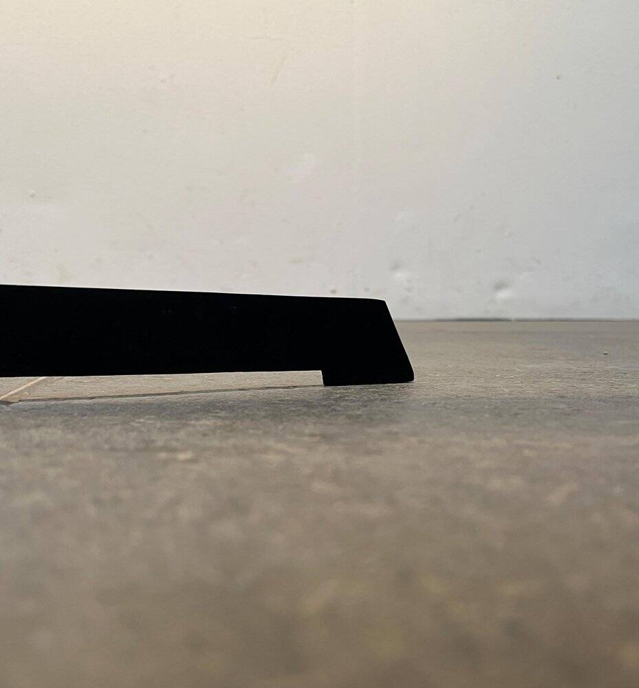 Mid-century German minimalist tripod floor lamp from the 1960s.