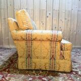 Canapé de style anglais en soie - damas