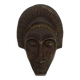 African style terracotta mask signed Siki