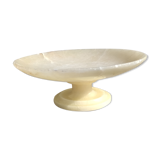 Vintage cut in white alabaster