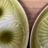 Set of 6 oyster plates in Earthenware Mill of Wolves