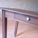 Art Deco desk or side table from the 1930s, vintage, solid wood