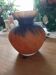Marmorean vase in glass paste