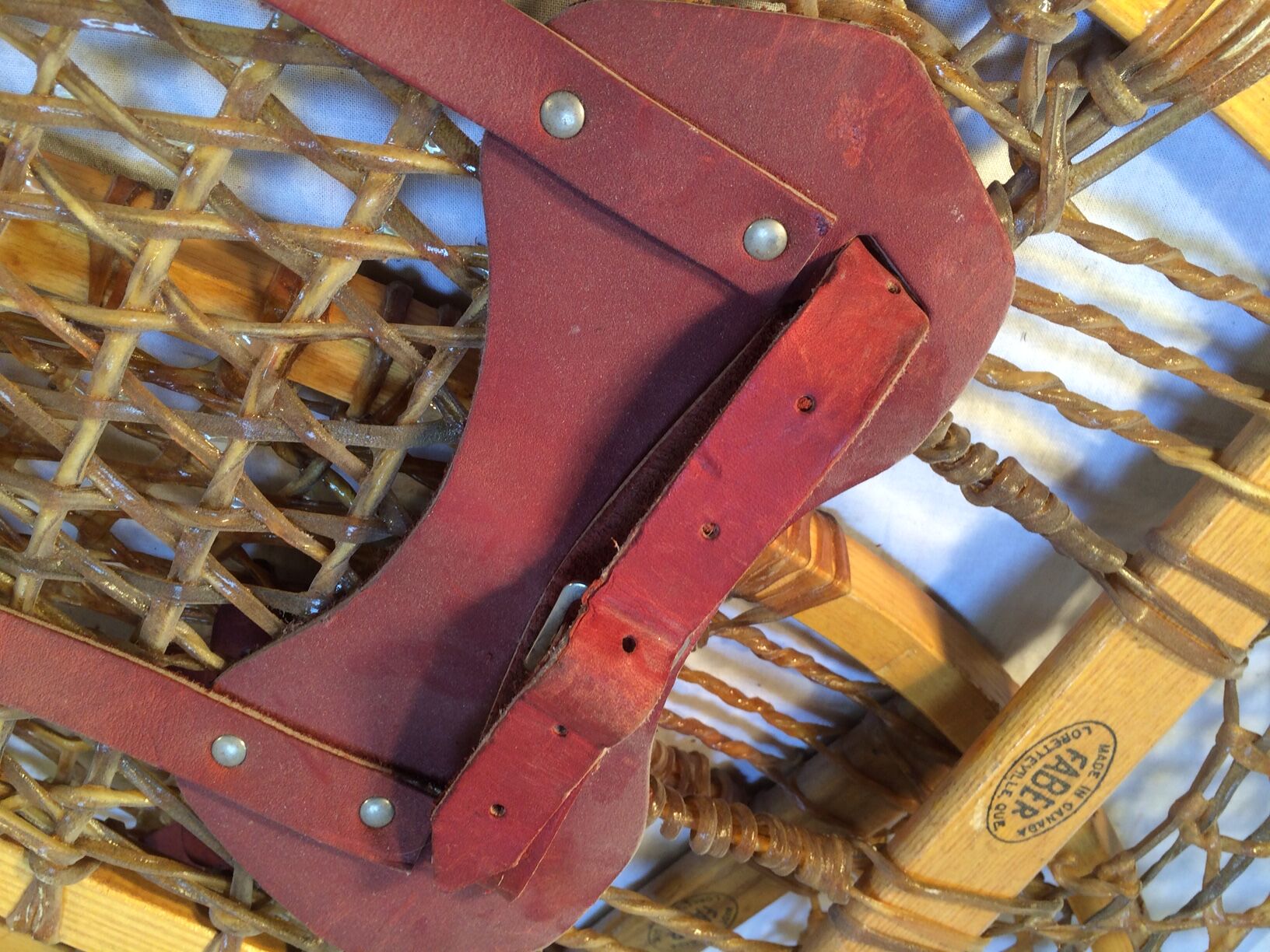 Pair of old Faber Canada snowshoes