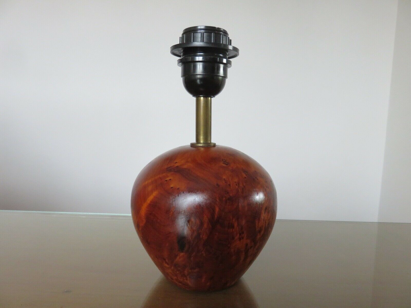 Elm magnifying glass lamp 70s