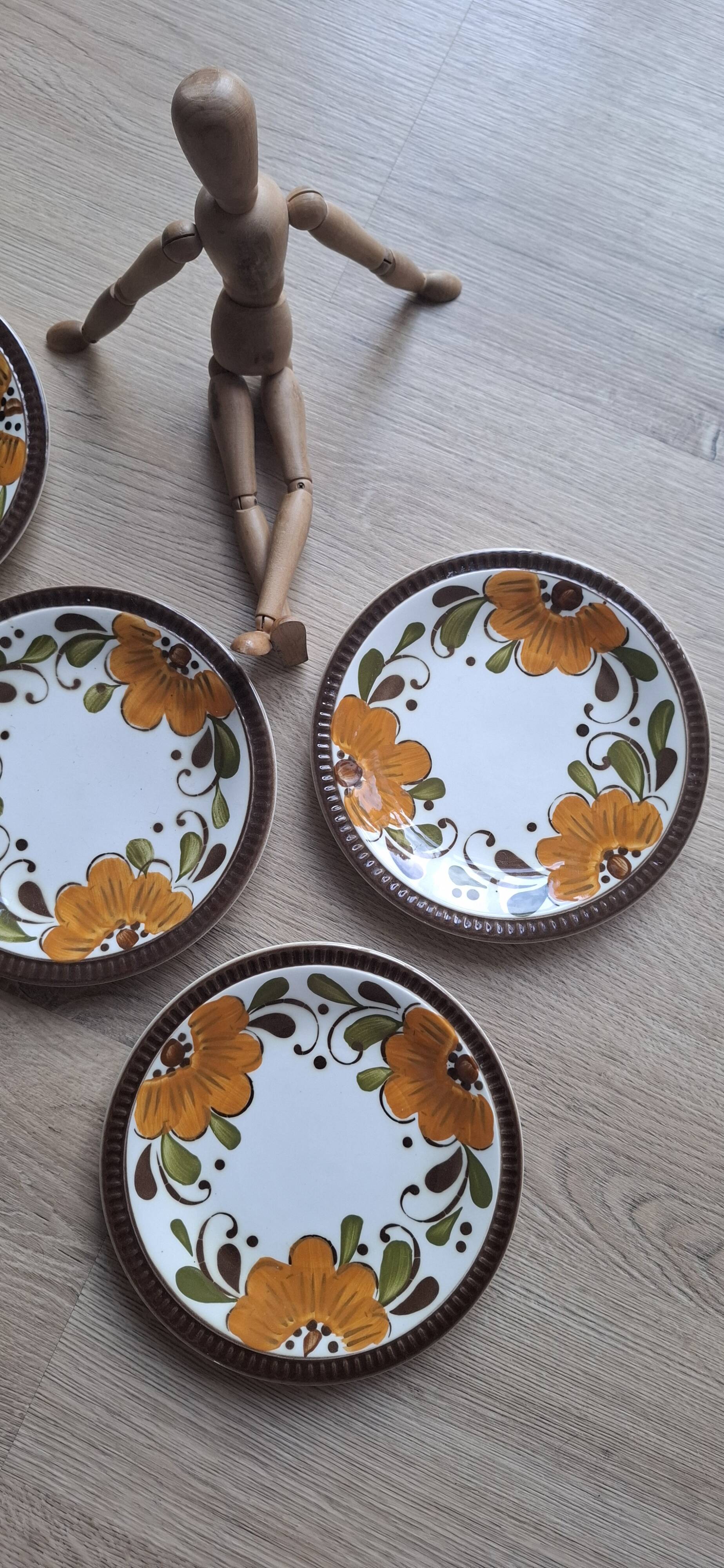 Set 5 assiettes Paradisio Boch 1966