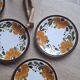 Set 5 assiettes Paradisio Boch 1966