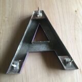 Industrial letter in zinc