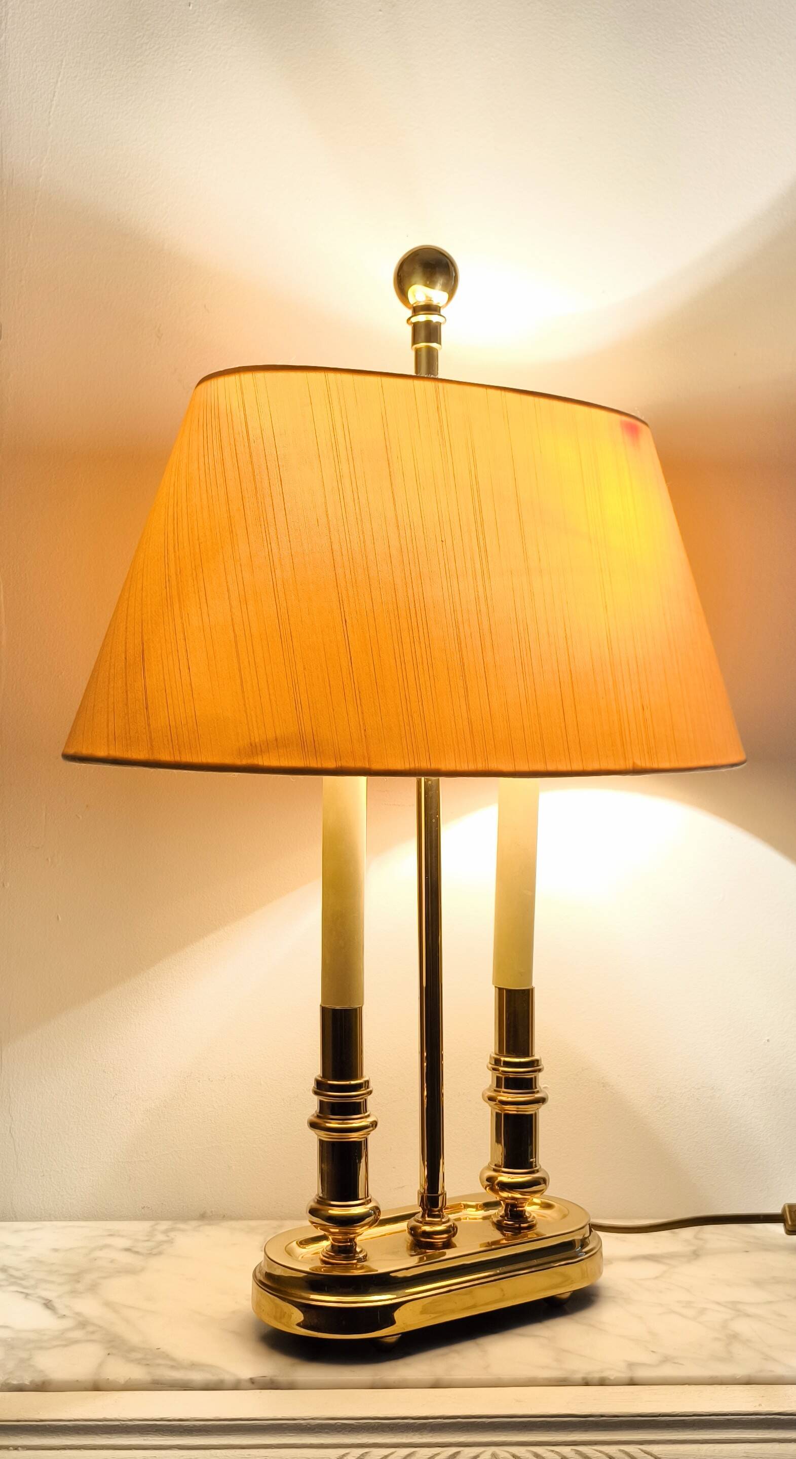 Grande lampe Bouillotte française  années 50